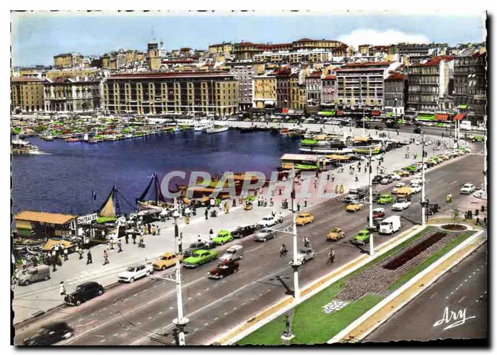 Luftbild des Vieux-Port in Marseille — Édition TANDY, n° 13 - Vorderseite