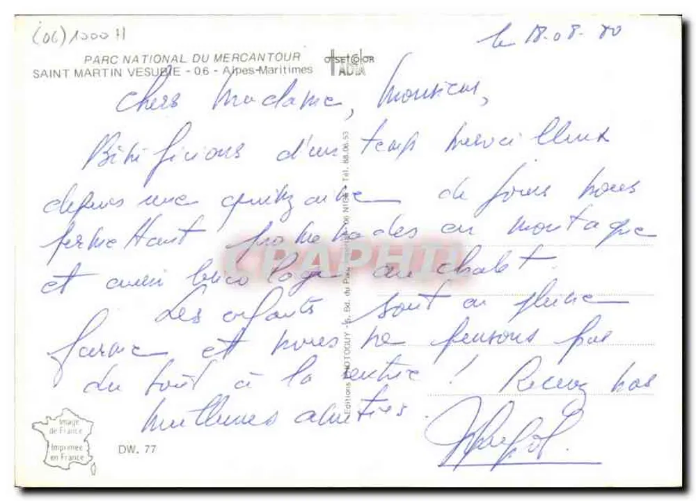 St-Martin-Vésubie — aldeia alpina no confluente dos torrentes, editor ADIA - Verso