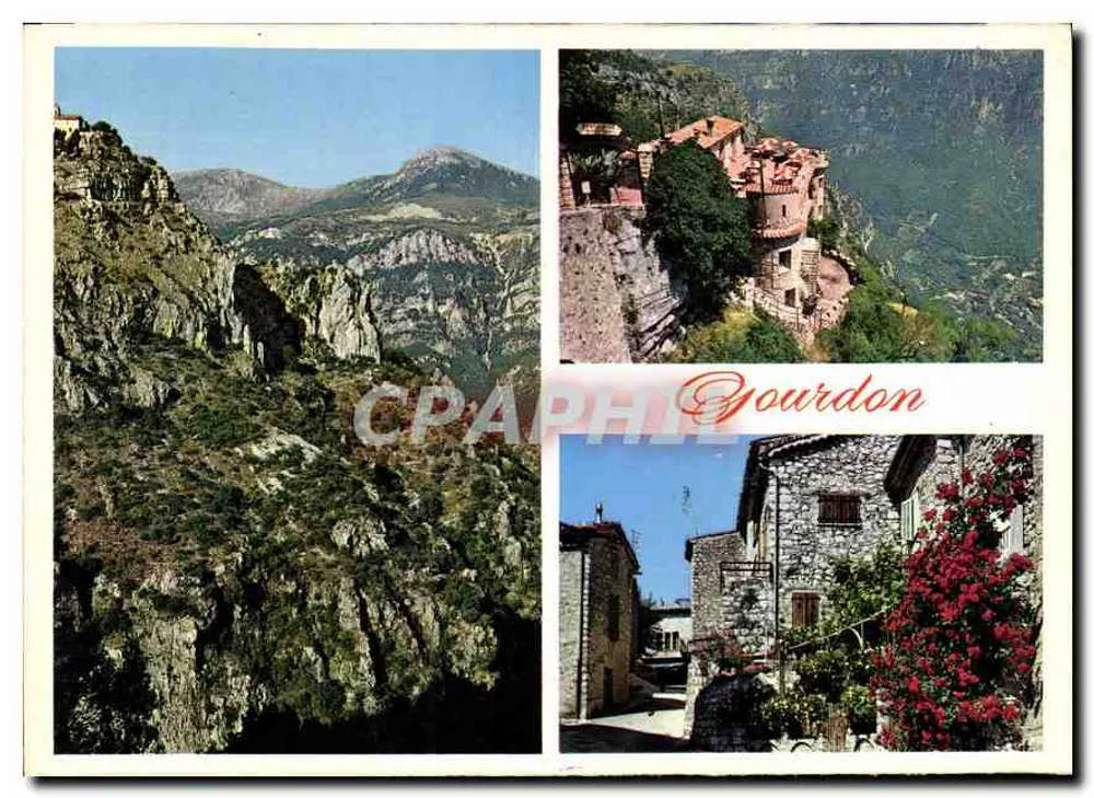 Gourdon — Dorf in den Gorges du Loup — G.L. 17 - Vorderseite