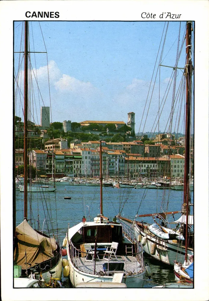 CANNES — Porto com vista para o Suquet — FISA I.G., Nice - Frente