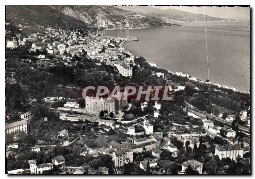 Menton — Panorama über Menton und die italienische Riviera — MENTON (A.-M.) 61-1015 C - Vorderseite