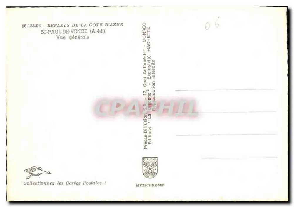 Saint-Paul-de-Vence — Vista general — Ediciones Hachette - Reverso