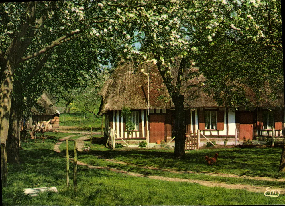 Normannische Hütte — Frühling — Éditions Normandes LE GOUBEY, Nr. 9 - Vorderseite