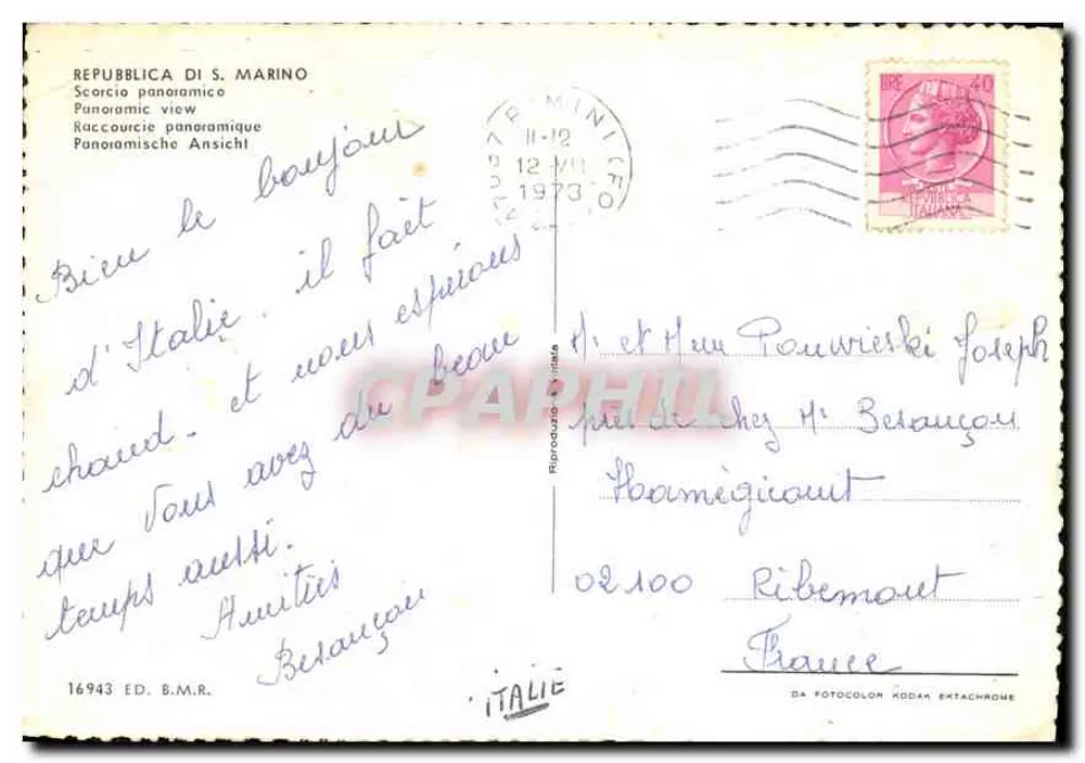 ला रोच कैस्टल — पैनोरमिक दृश्य — एडिट. बी.एम.आर. संख्या 16943 - पीछे