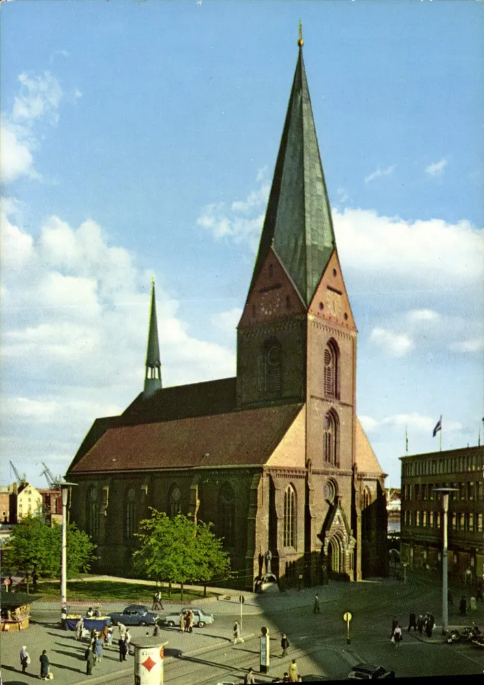 Kiel - Markt und Nicolaikirche — Hans Andres Verlag Hamburg, Nr. K 101/4081 - Vorderseite