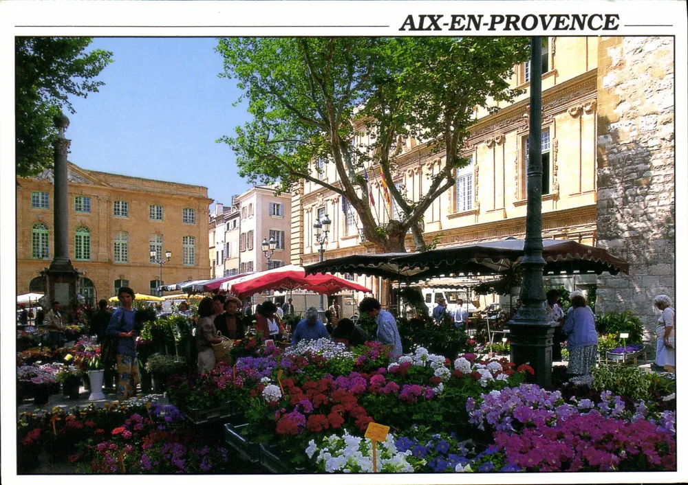 Blumenmarkt — Aix-en-Provence — Verlag LT AS de Coeur - Vorderseite
