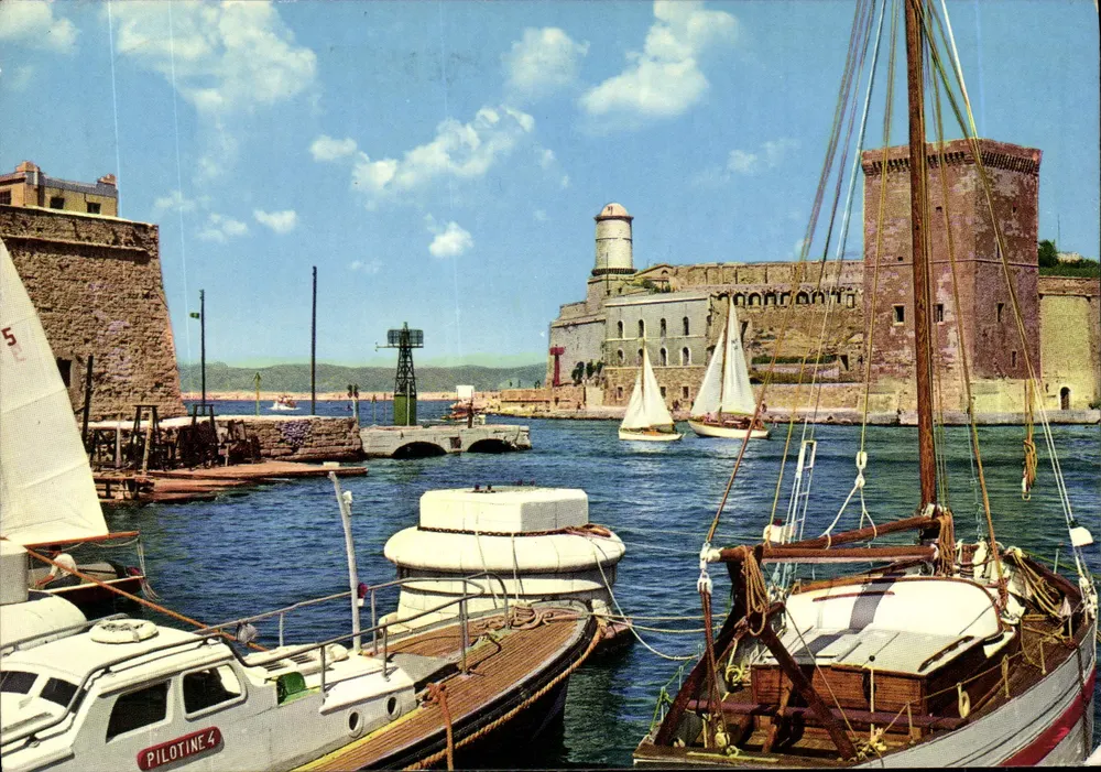 Eingang zum Hafen und Festung Saint Jean — Marseille — Edition TARDY - Vorderseite