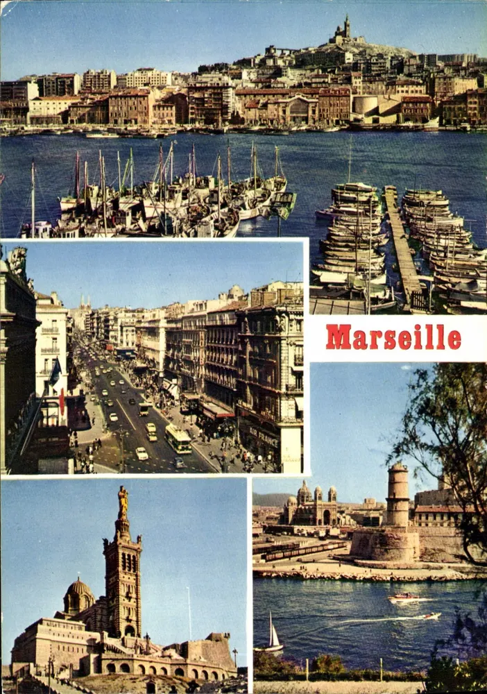 Marseille — widok panoramiczny i zabytki — Reflets de Provence, n°13.55/277 - Awers