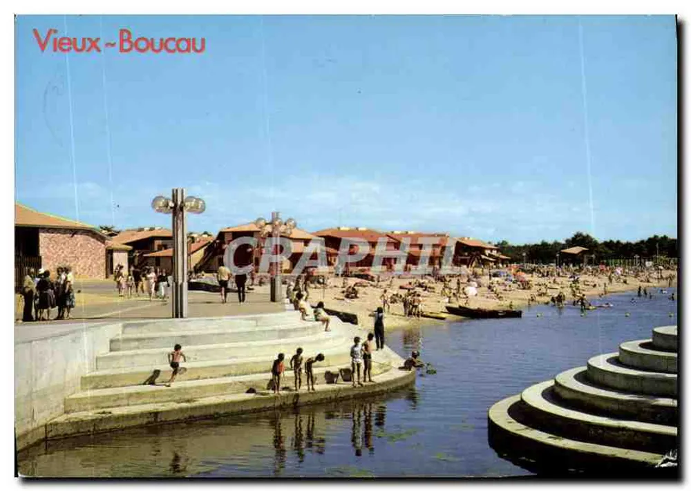 Vieux-Boucau — Strand und Becken — Editions Lavielle n°321 - Vorderseite