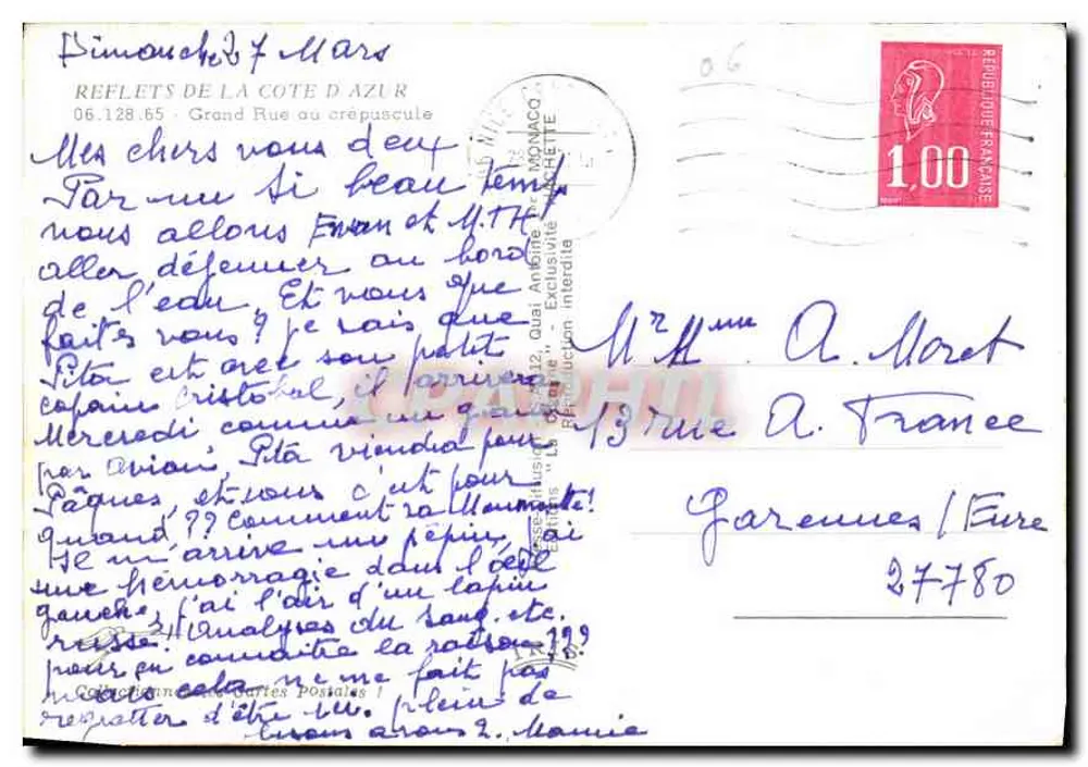 Rua de Saint-Pland — cena noturna com lanterna e sinal 'Livraria' — edição IRIS - Verso