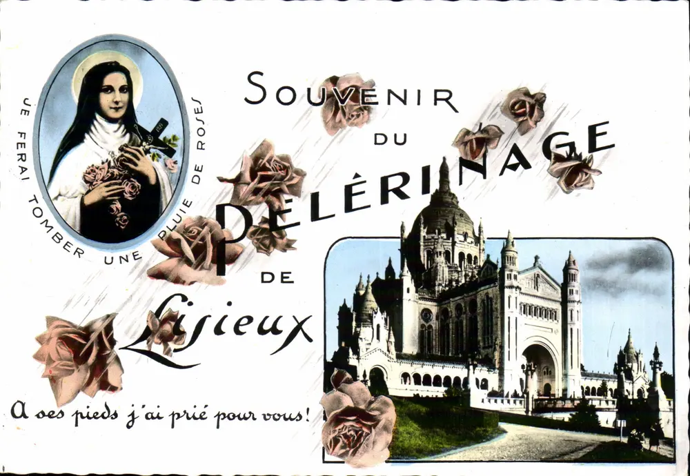 Peregrinação de Lisieux — Lembrete da peregrinação — Edições Gaby - Frente