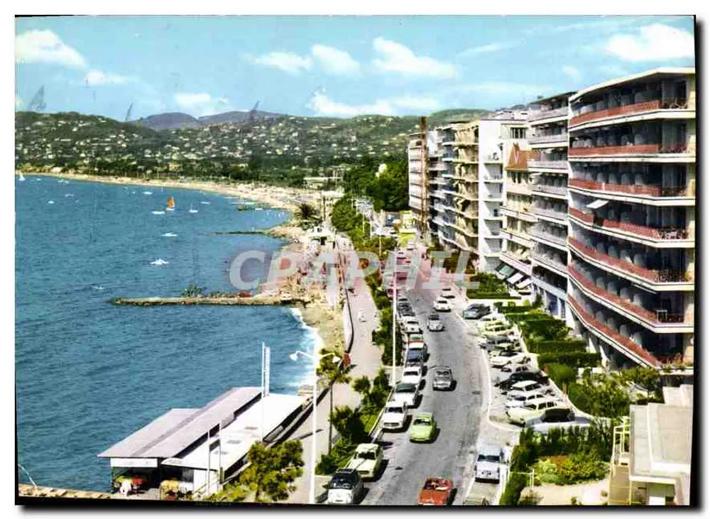 Juan-les-Pins — vista panorâmica da costa — Edições S.E.P.T. - Frente
