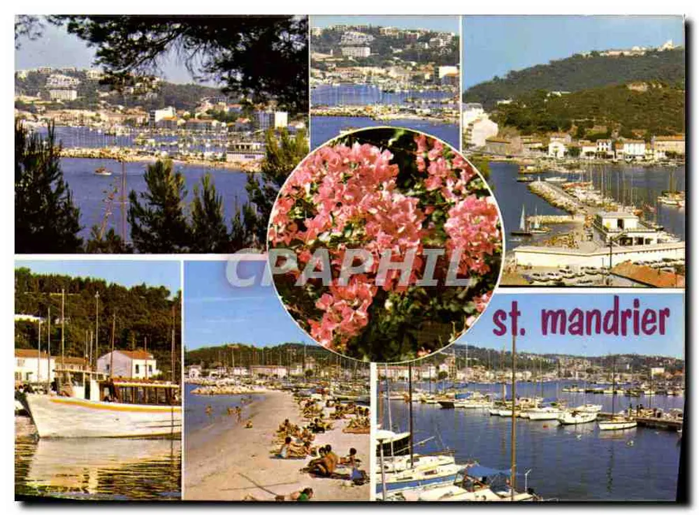 Saint-Mandrier — Panoramablick auf den Hafen und die Küste — Les Éditions de la Côte d'Azur - Vorderseite