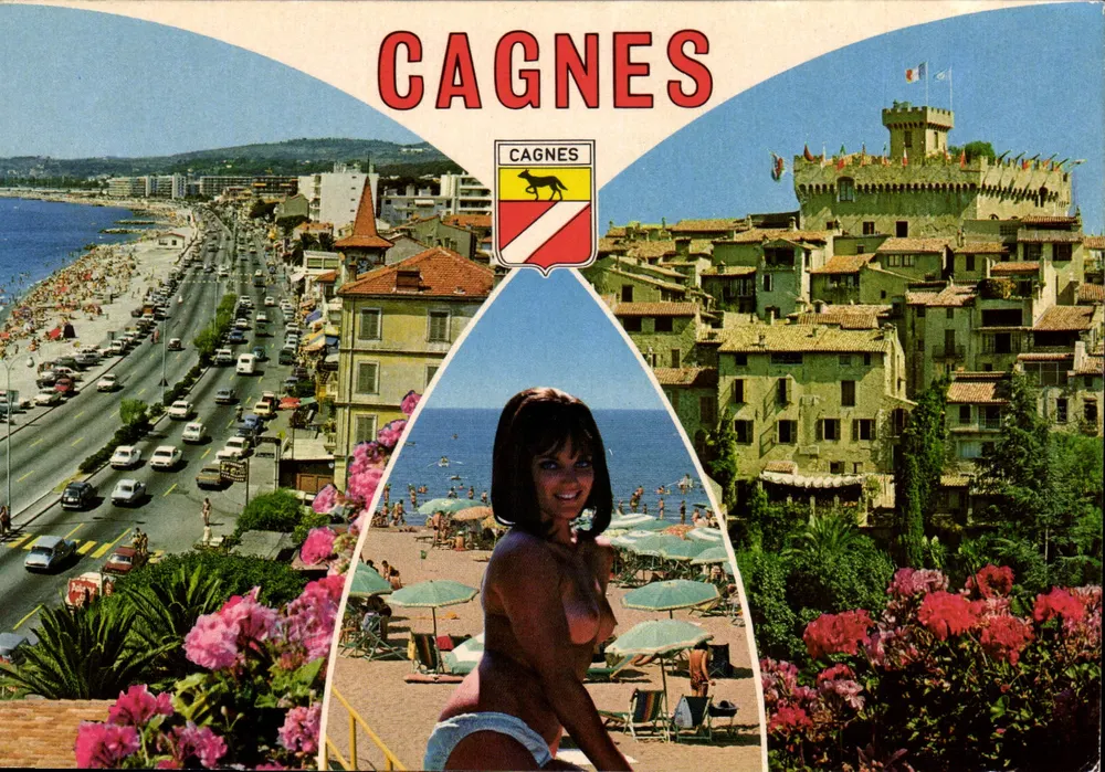 Cagnes-sur-Mer — vista panorâmica e praia — As Edições Gilletta - Frente
