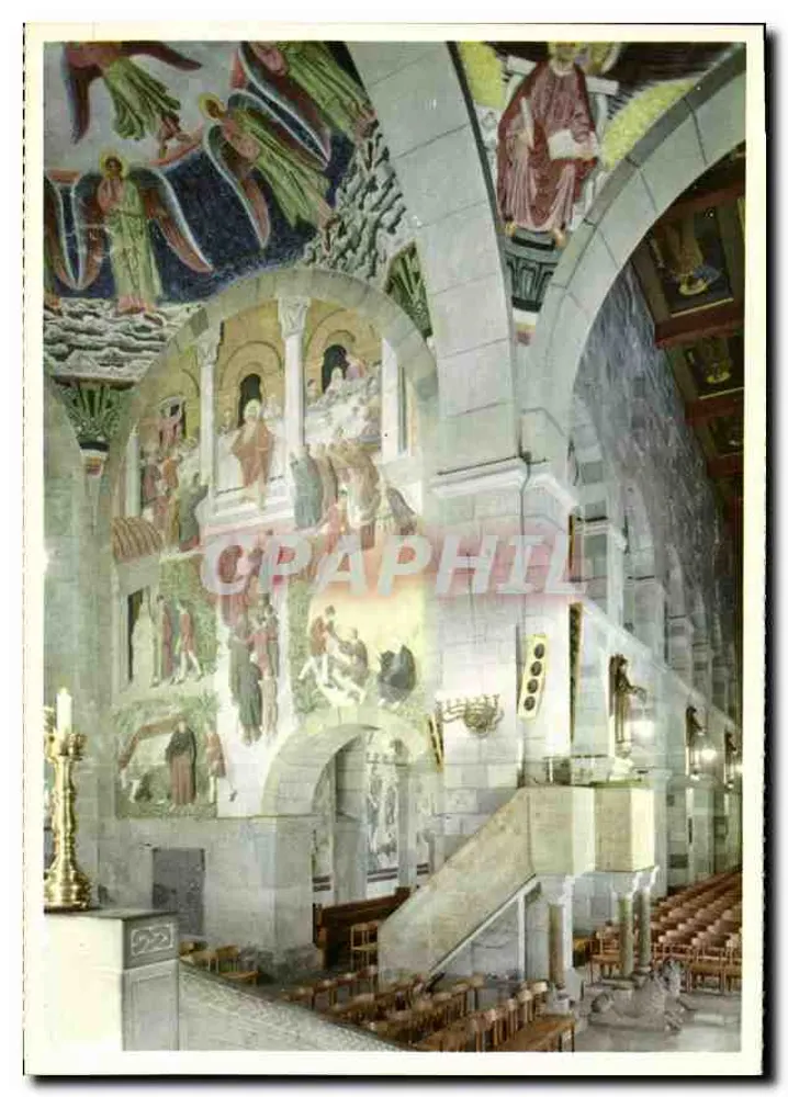 Viborg Catedral — fresco de Joakim Skovgaard — editor Buerl, série 5701-395 - Frente