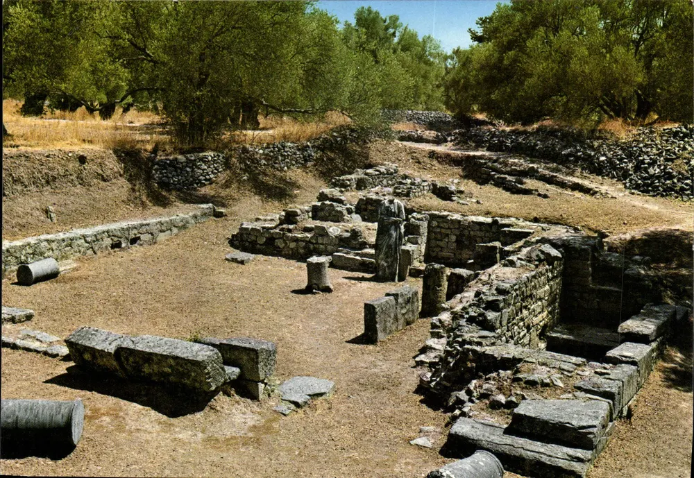 Gortys — Heiligtum der ägyptischen Götter — E.K. Koulouzis, in Italien gedruckt, n°301 - Vorderseite