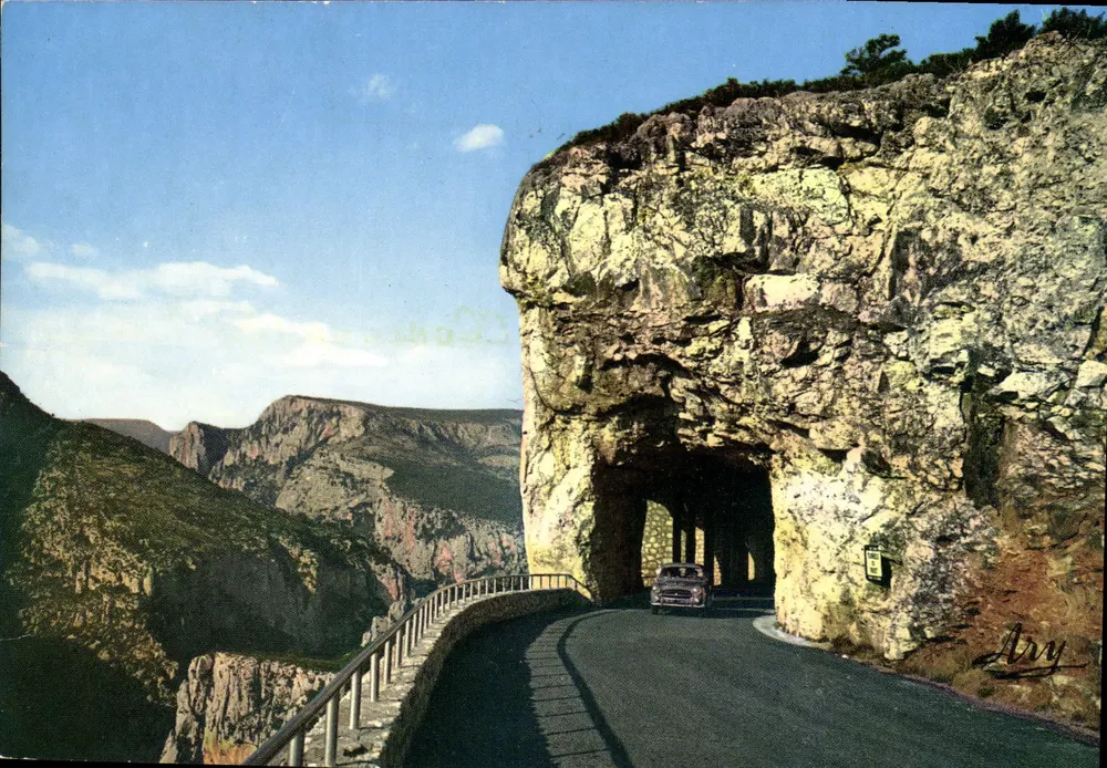 Pittoreske Schluchten des Verdon — Der Fayet-Tunnel — Ausgabe Tardy - Vorderseite