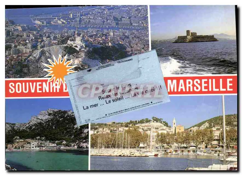 Marseille — Erinnerung an Urlaub — Les Éditions de la Ste-Baume - Vorderseite