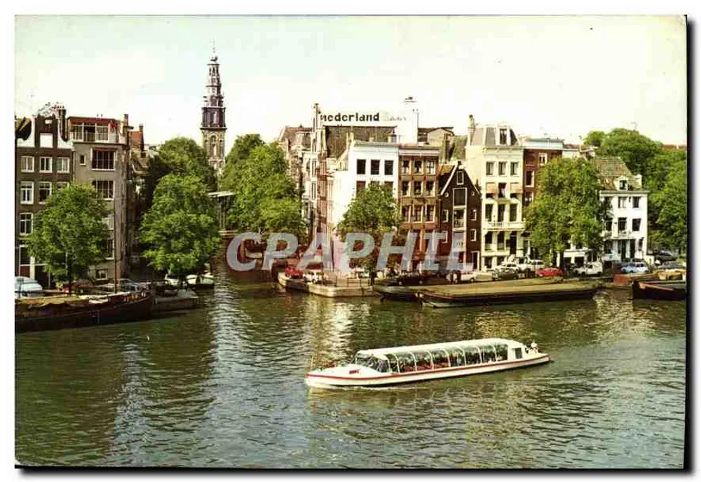 Amsterdam — vista do canal com a Zuiderkerk — n°748 - Frente