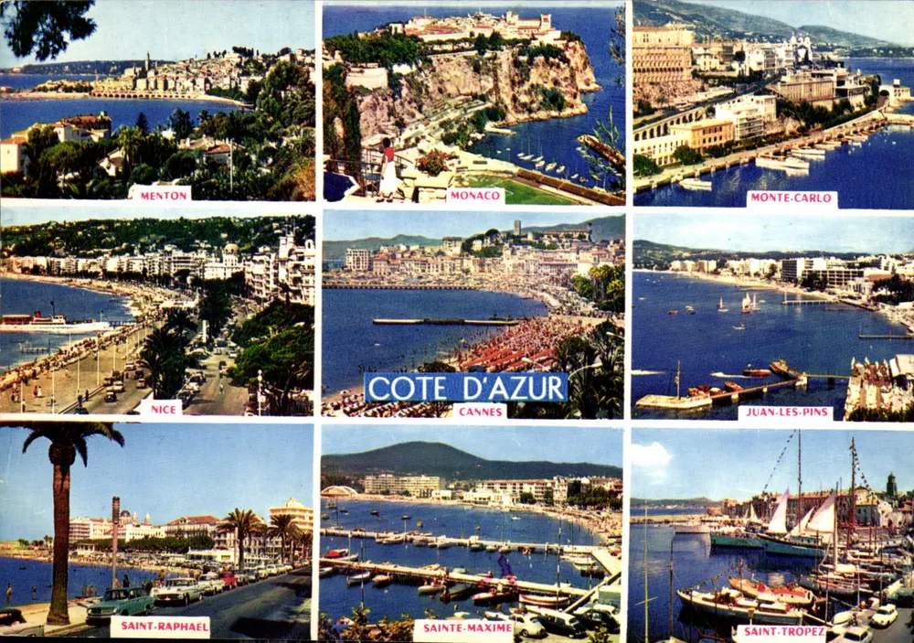 Côte d'Azur — Monte Carlo, Monaco, Menton, Nice, Saint-Raphaël, Sainte-Maxime, Juan-les-Pins — Éditions Diplomie - Vorderseite