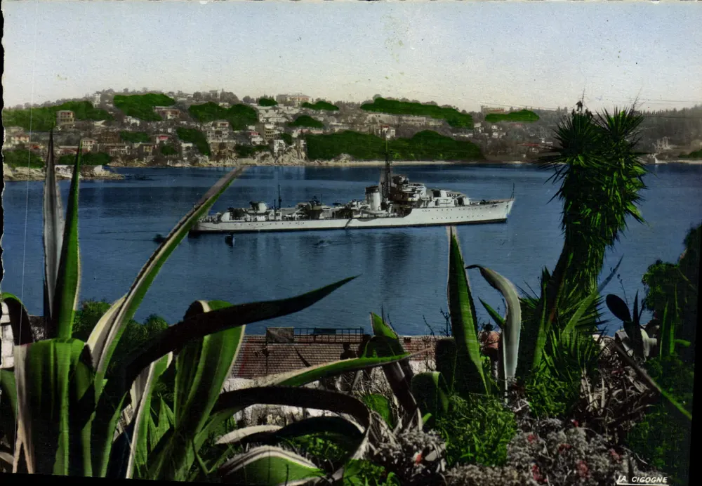 Blick auf den Hafen von Villefranche-sur-Mer — Cap-Ferrat — Verlag LA CIGOGNE, Nr. 1.235 - Vorderseite