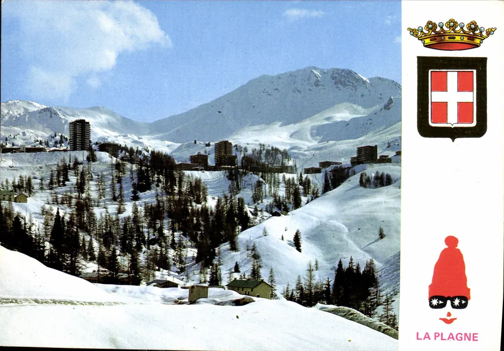La Plagne — estação de esqui nevada — Edição FIDA, n° 4074 - Frente