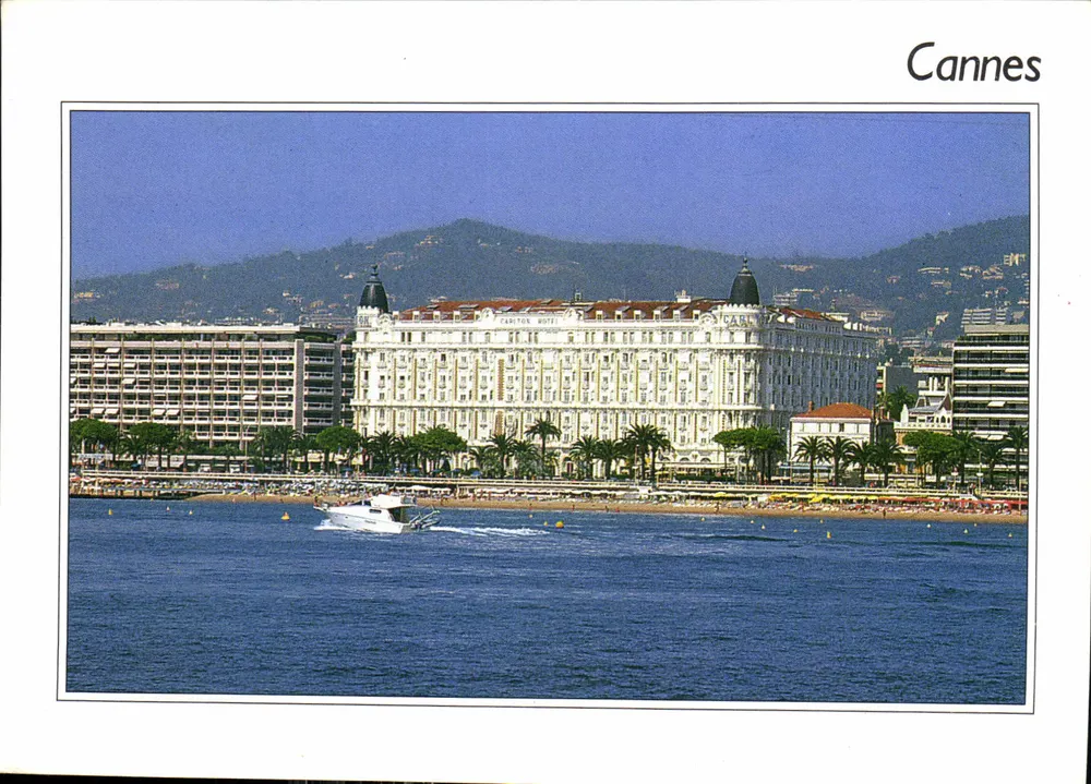 Cannes — Hotel Carlton — Photo J. Guillard, Scope - Vorderseite