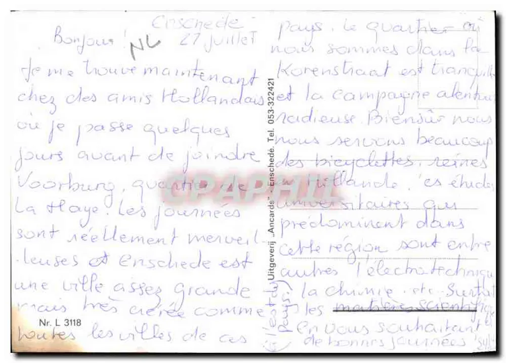 टेक्निशे होगेस्कोल ट्वेंटे — ड्रीनरलो — आउटगेवरी 'एंकरविस' - पीछे