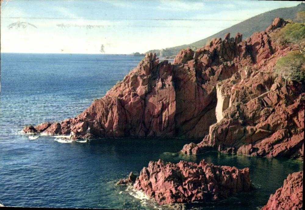 Os Rochos do Estérel — A Costa Azul — Éditions Marcelor - Frente