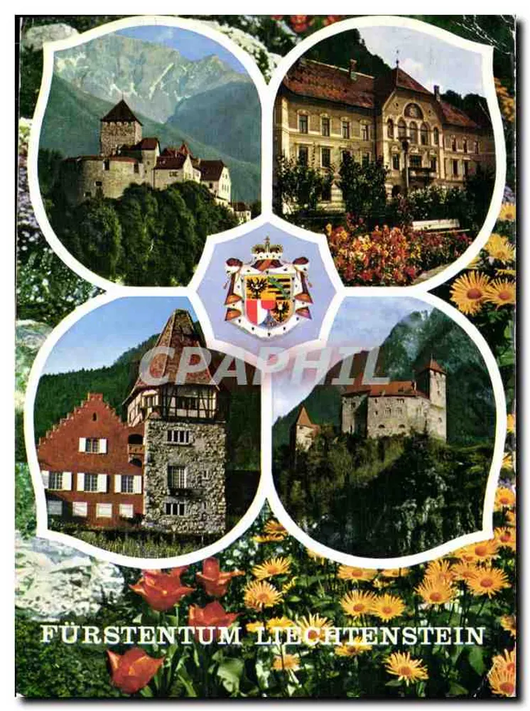 PRINZREICH LIECHTENSTEIN — Liechtenstein — Verlag DEINE SOMMERFRISCHE NACHST DEM - Vorderseite