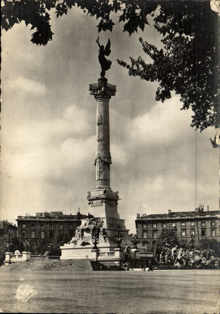 Denkmal der Girondins — Place des Quinconces — Verlag Eliez - Vorderseite