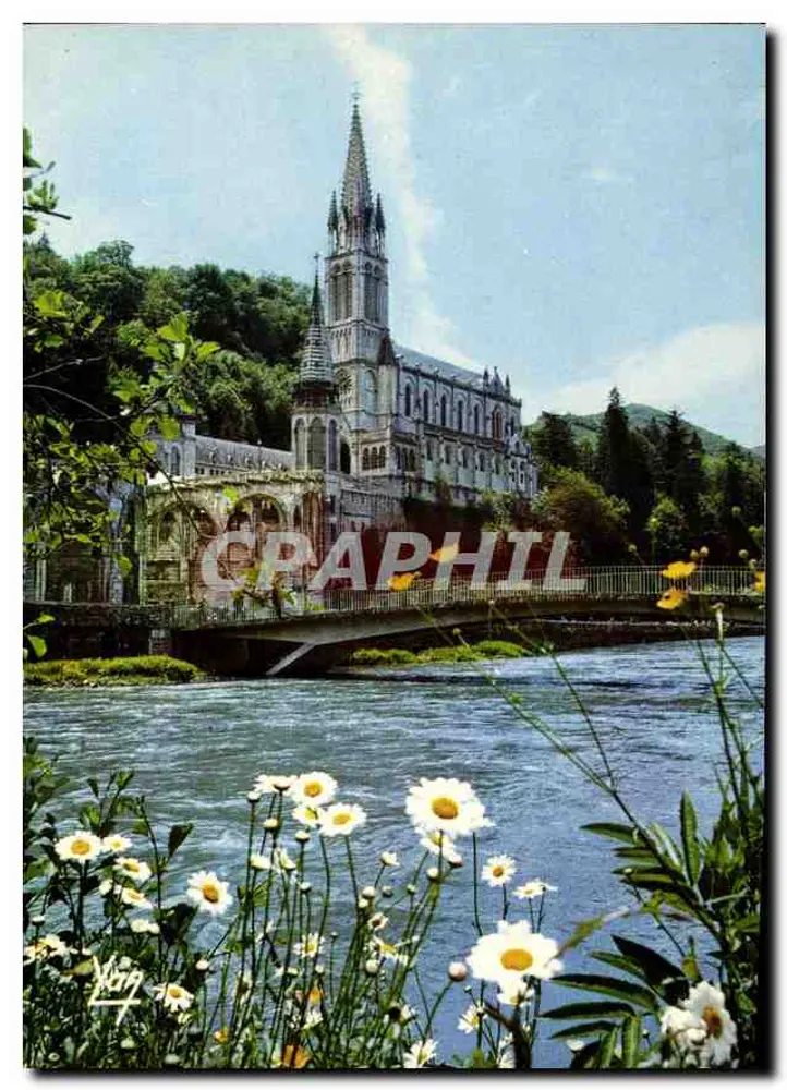 Die Basilika und der Gave de Pau — Lourdes — Editions P. Chambon - Vorderseite