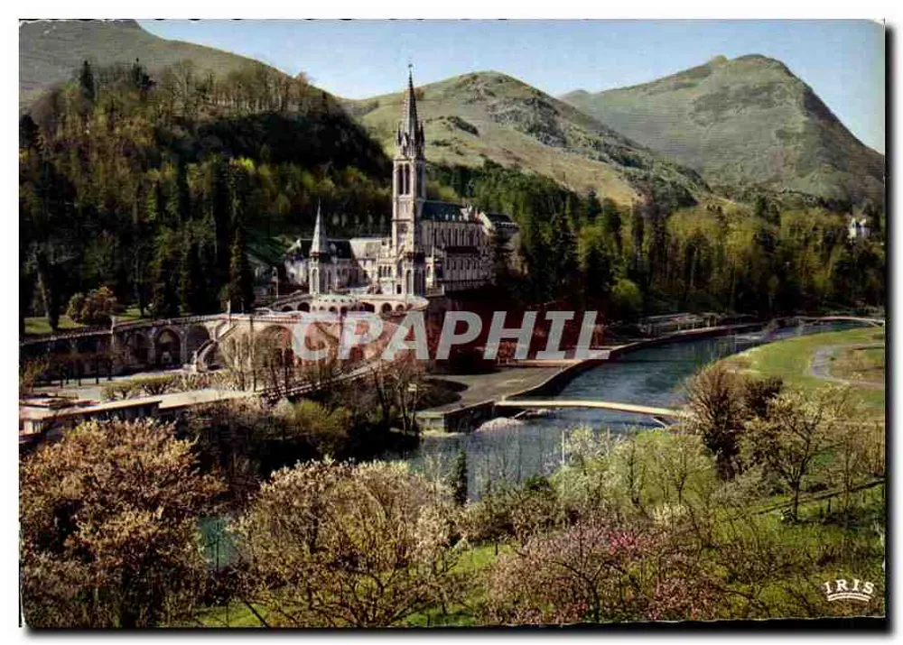 Die Basilika und der Gave in Lourdes — Verlag IRIS - Vorderseite