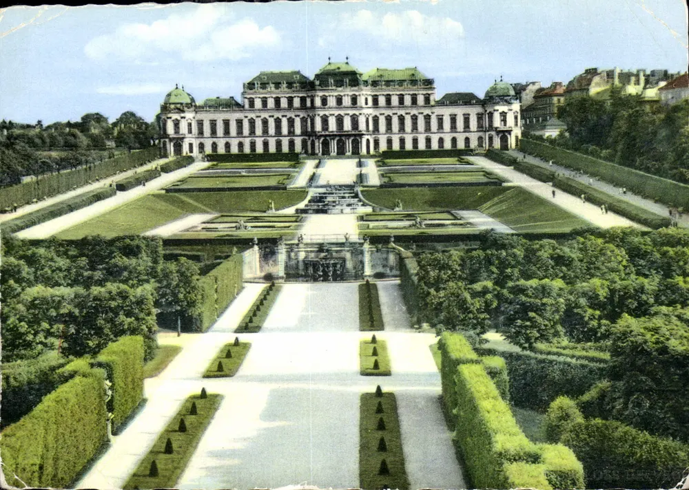 Castelo Belvedere — Viena — editor Verling, n° 49586 - Frente