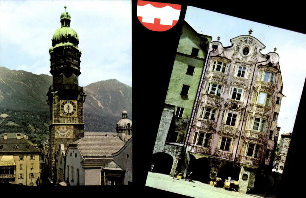 Innsbruck, Stadtturm und Helblinghaus — Im Selbstverlag Kaufverlag Innsbruck - Frente