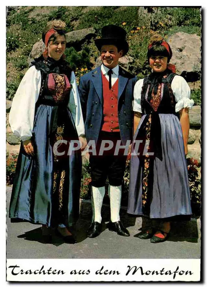Trachtchen aus dem Montafon — Trachten aus dem Montafon — Aufnahme und Verlag F. 1076 - Frente