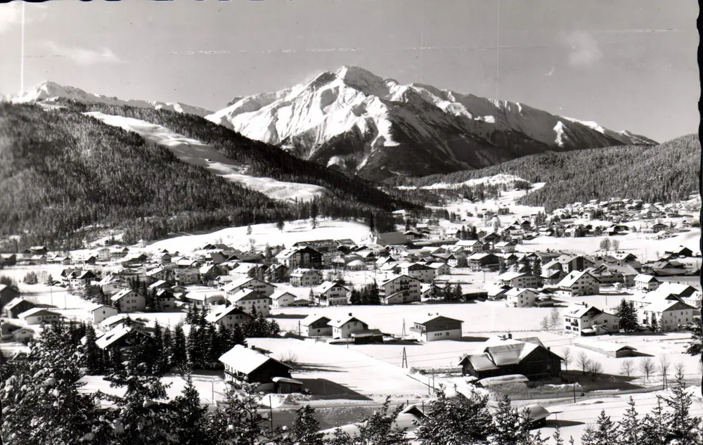 Siegfeld — vista de inverno — editor Sommer und Winter - Frente