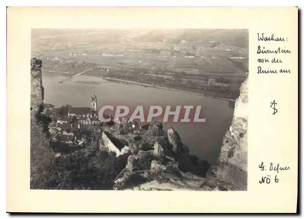 Wachau : Dürnstein visto da Ruína — G. Defner, Nrö 6 - Frente