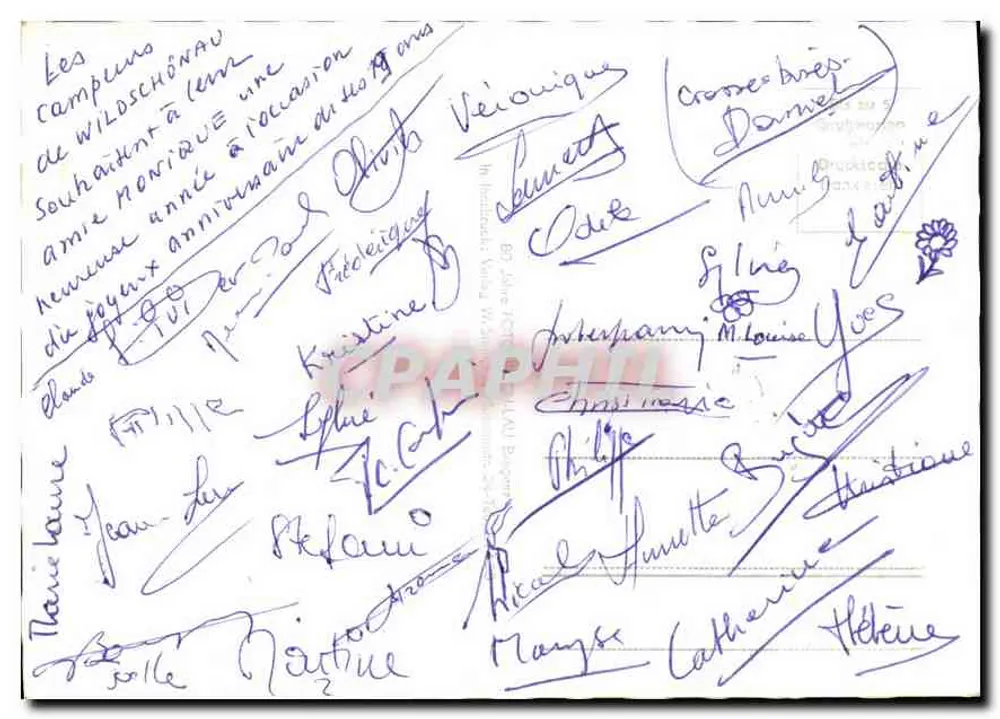 Schidorf Niederail — estação de esqui em Tirol — editor Grafphil, n° 45594 - Verso