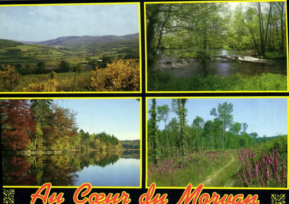 Au Coeur du Morvan — 4 scènes naturelles — LE MORVAN TOURISTIQUE - Recto