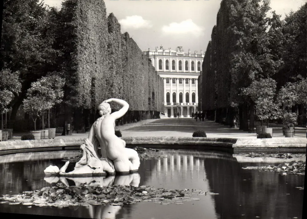 Schönbrunn — fontein en beeld — PAG Wien I, n° 45483 - Voorkant
