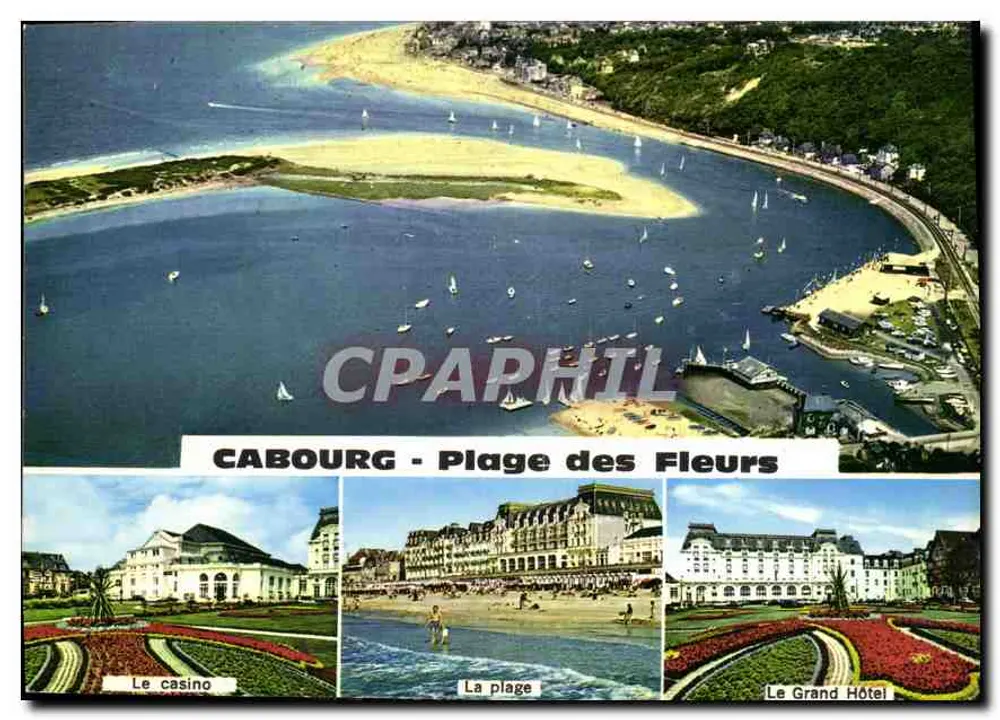 Cabourg - Praia das Flores — vista aérea e panoramas — Artaud Frères, Nantes - Frente