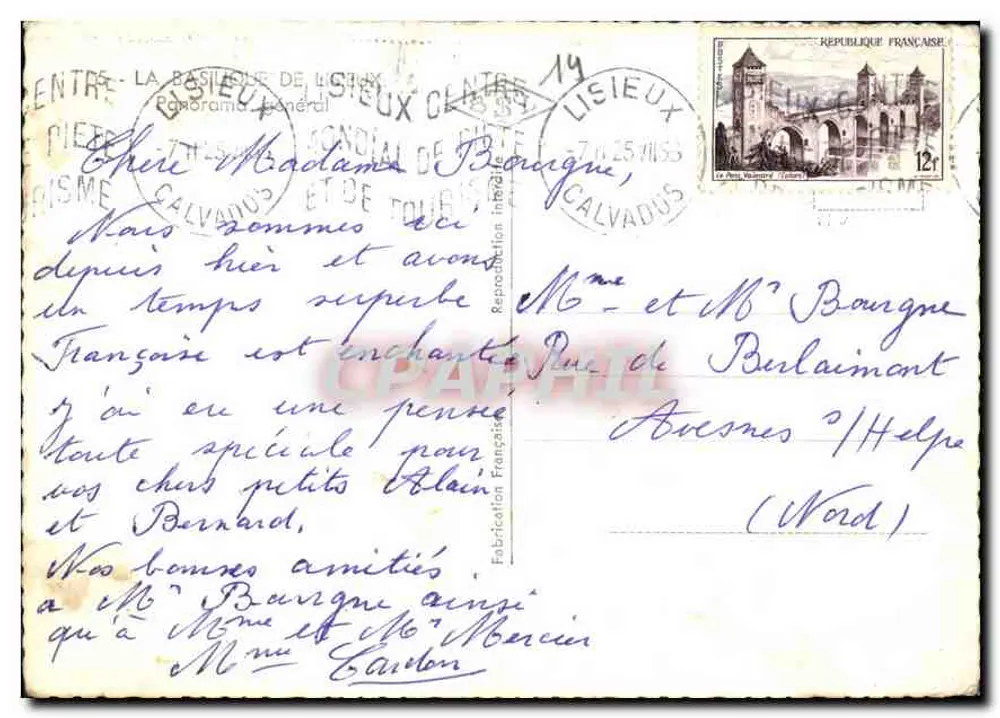 A Basílica de Lisieux — Panorama Geral — Editor Calvados - Verso
