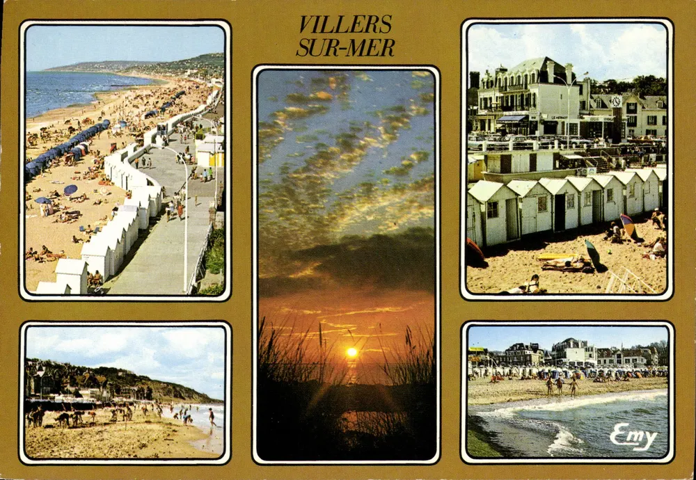 Villers-sur-Mer — Strand und Seeblick — Production LECONTE - Vorderseite