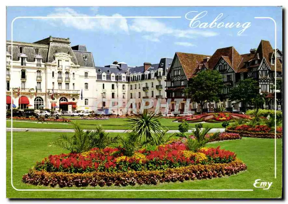 Cabourg — Gärten des Casinos — Verlag Emy - Vorderseite