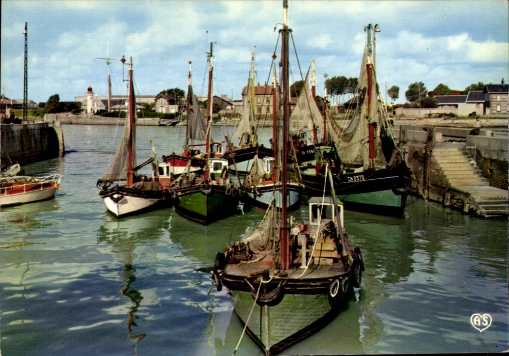 O porto de Honfleur — Calvados — editor AS, série HR 22 - Frente