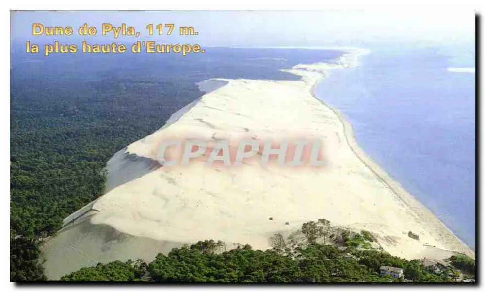Duna de Pyla, 117 m. — la más alta de Europa — - Anverso