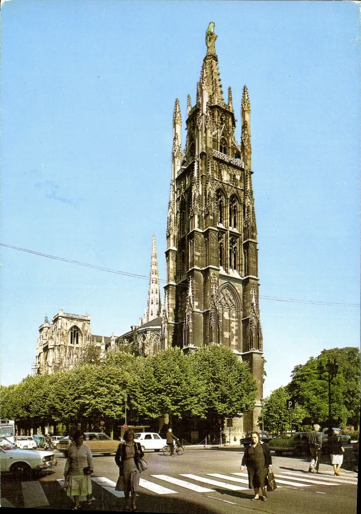 Bordeaux — Turm Pey-Berland und Kathedrale Saint-André — Luxusausgabe, Michel Castelsarrasin - Vorderseite