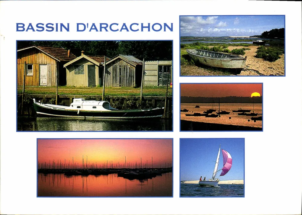 Bassins d'Arcachon — vista panorâmica — Éditions Océan - Frente