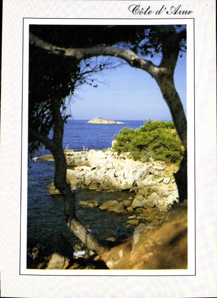 Mediterrane Calanque — Geschützt von Küstenkiefern — Les Éditions Aris, n°0501 - Vorderseite